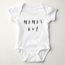 Mama's Boy - Fun Quote Baby Jersey Baby Strampler