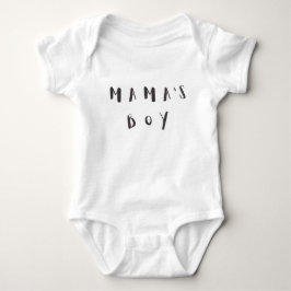 Mama's Boy - Fun Quote Baby Jersey Strampler