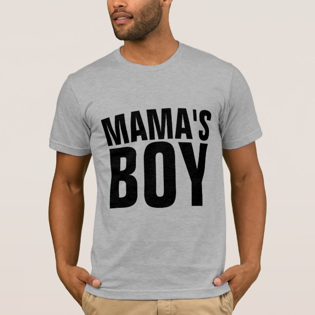 MAMA'S BOY Männer Funny T - Shirt (Vorderseite)