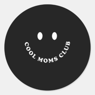 Mamas Club Mama Mommy Mama Bruh Runder Aufkleber