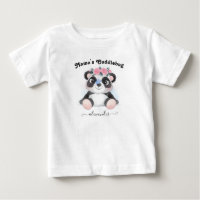Mama's Cuddlebug mit Babyname Niedlich Panda Bär