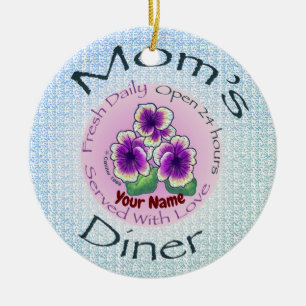 Mamas Diner Keramik Ornament