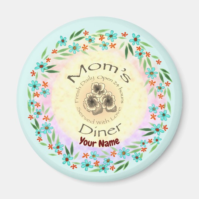 Mamas Diner-Magnet Magnet (Vorne)