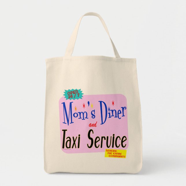 Mamas Diner und Taxi Service Sprichwort Tote Beute Tragetasche (Vorne)