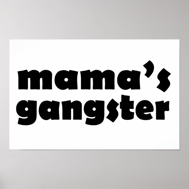Mamas Gangster Poster (Vorne)