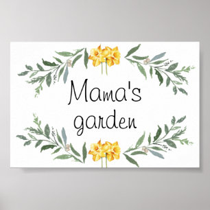 Mamas Garten Poster