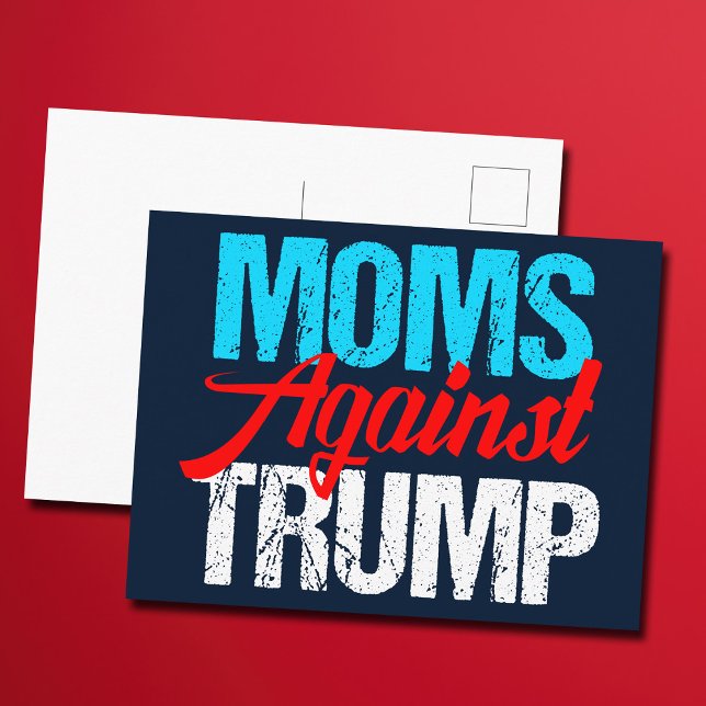 Mamas gegen die politischen Wahlen Trumps Postkarte (Von Creator hochgeladen)