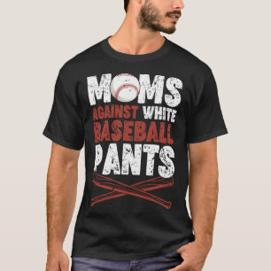 Mamas gegen weiße Baseballpflanzen Mama Apparel Vi T-Shirt