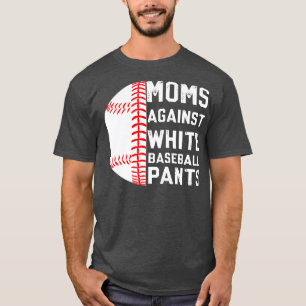 Mamas gegen weiße Baseballpflanzen T-Shirt
