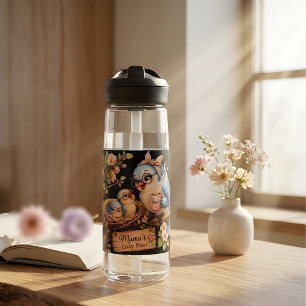 Mamas gemütliche Nist Schwarz Wasserflasche Trinkflasche