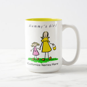 Mama's Girl - Blonde Mutter & Tochter Tasse