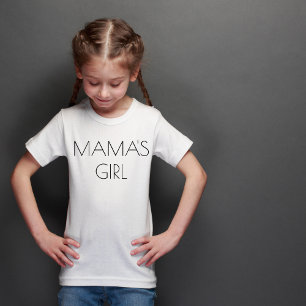 Mama's Girl Matching Mommy and Me Baby T - Shirt