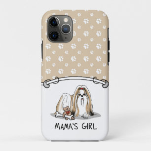 Mamas Girl Shih Tzu (bräunlich weiß) Mama des Hund Case-Mate iPhone Hülle