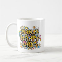 Mamas glückliche Tage PNG - Groovy 70er Smiley-Ges