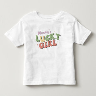 Mamas Glücksmädchen T-Shirt für Kleinkinder