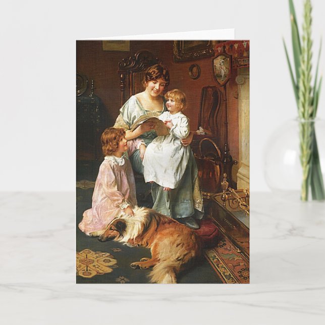 Mamas Gutenachtgeschichte für Mütter Karte (Vorderseite)