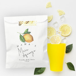 Mama's Haupt-Squeeze Lemon Babydusche Geschenktütchen