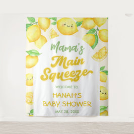 Mamas Haupt-Squeeze-Lemon-Babydusche Wandteppich
