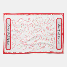 "Mama's Hot Kitchen" Muttertagsgeschenk Geschirrtuch