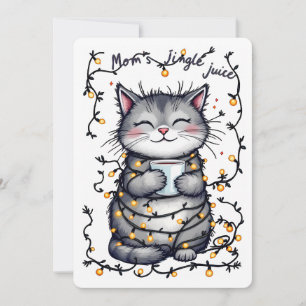 Mamas Jingle-Saft  Feiertagskarte