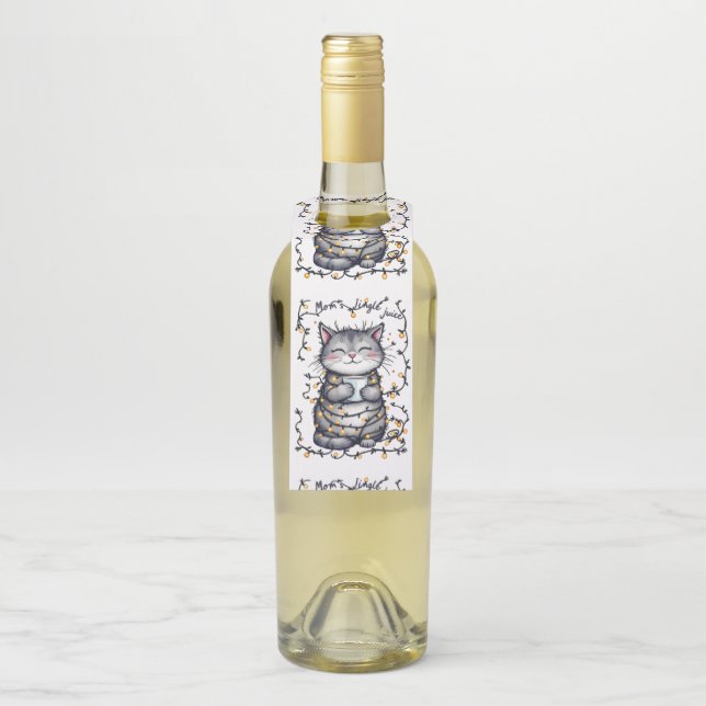 Mamas Jingle-Saft  Flaschenanhänger (Auf Flasche)