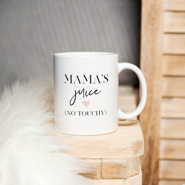 Mama's Juice Funny Zitat | Bestes Mama-Geschenk Kaffeetasse (Von Creator hochgeladen)