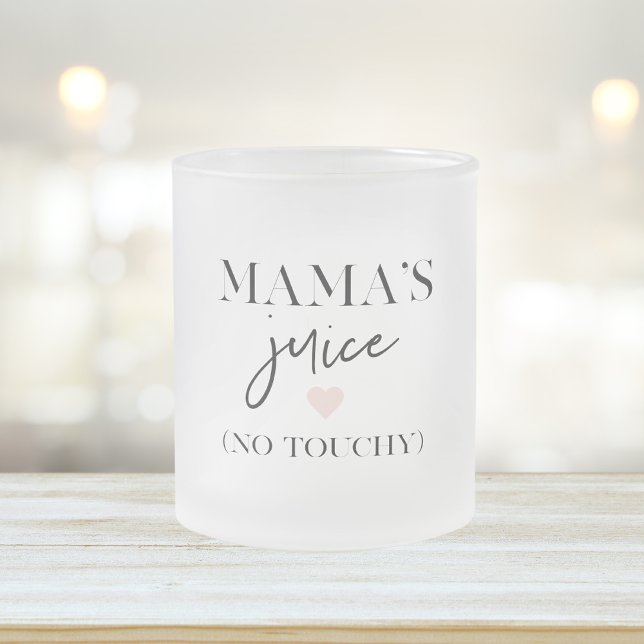 Mama's Juice Funny Zitat | Bestes Mama-Geschenk Mattglastasse (Von Creator hochgeladen)