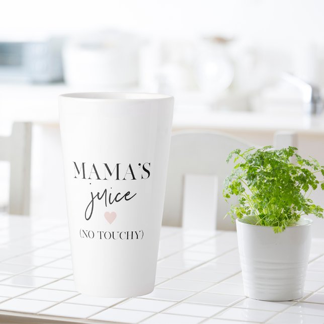 Mama's Juice Funny Zitat | Bestes Mama-Geschenk Milchtasse (Von Creator hochgeladen)