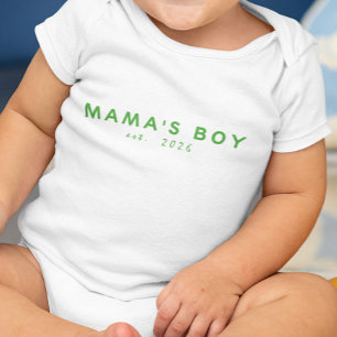 Mamas Junge Begr. Jahr Baby Strampler
