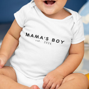 Mamas Junge Begründungsjahr Baby Strampler