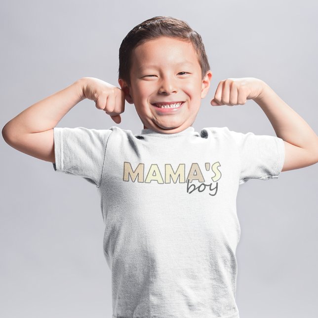 Mama's Junge passt auf rosa T - Shirt Junge (Mama's Boy matching pink color Boy's T-Shirt)