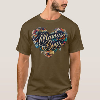 Mamas Jungs VIGNETTE VINTAGE FARBE T-Shirt