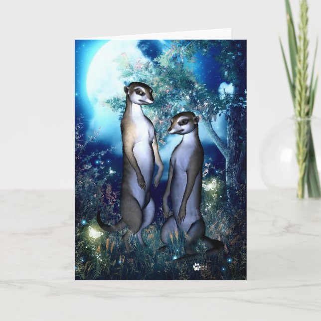 Mamas Kats Gruß-Karte Karte (Vorderseite)