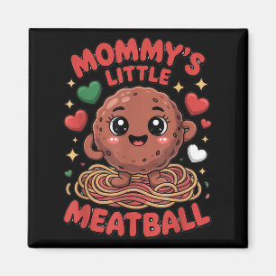 Mamas kleine Fleischbällchen Liebe Italienisches K Magnet