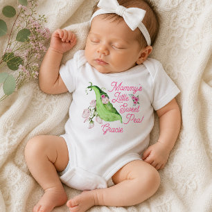 Mamas kleine Süße Erbse Baby Strampler