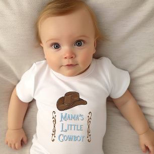 Mamas kleiner Cowboy Baby Strampler