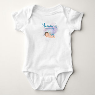 Mamas kleiner Krieger-Engel Baby-Body Baby Strampler