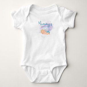 Mamas kleiner Krieger-Engel-Body  Baby Strampler