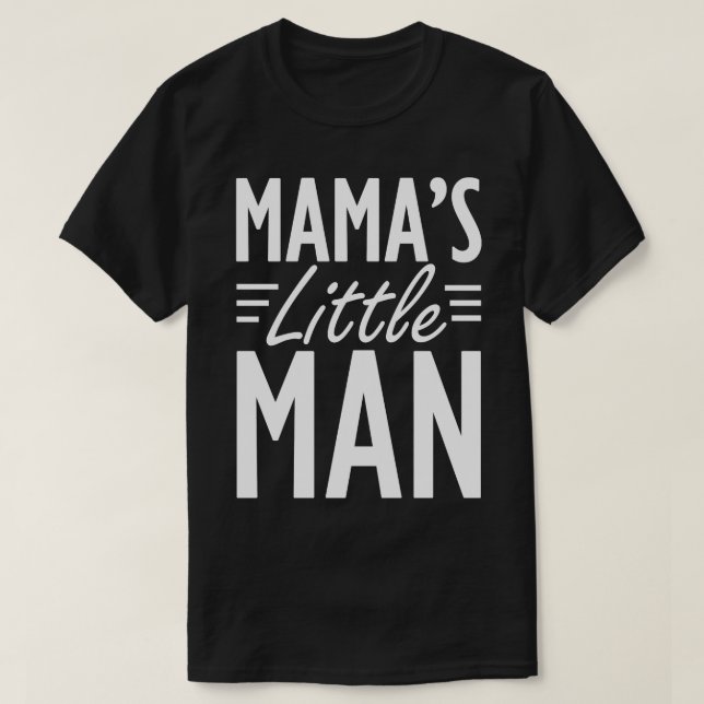 Mamas kleiner Mann w T-Shirt (Design vorne)