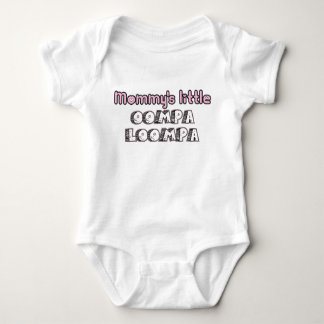 Mama's kleiner Oompa-Loompa-Rosa Baby Strampler