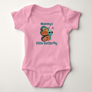 Mamas kleiner Schmetterlings-Baby-Body Baby Strampler