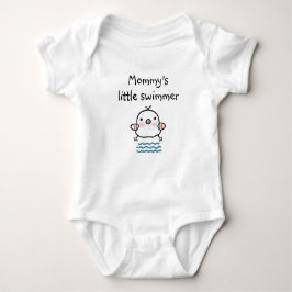Mama's kleiner Schwimmer - Gewohnt Baby Strampler