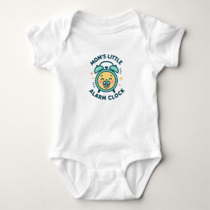 Mamas kleiner Wecker Baby-Body neugeboren Baby Strampler