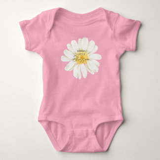 Mamas kleines Blümchen süße Daisy Rosa Baby Strampler