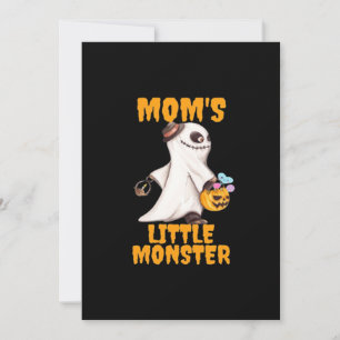 Mama's Kleines Boo Monster Funny Graphic Feiertagskarte
