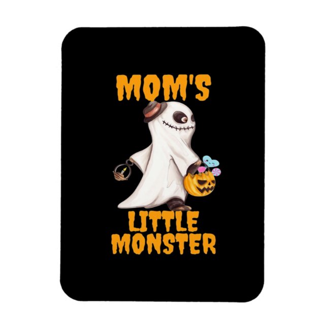 Mama's Kleines Boo Monster Funny Graphic Magnet (Vertikal)