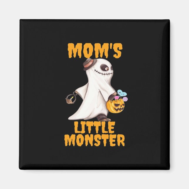 Mama's Kleines Boo Monster Funny Graphic Magnet (Vorne)
