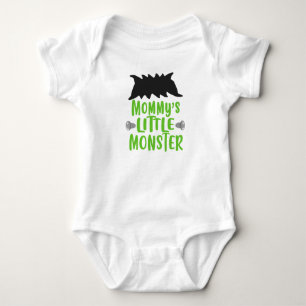 Mamas kleines Halloween-Monster Baby Strampler