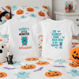 Mamas kleines Halloween-Monster lustig Baby T-shirt