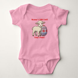 Mamas kleines Lamm Baby-Body | Personalisiert Baby Strampler